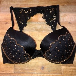 Black and gold pro dance/ cheer audition top